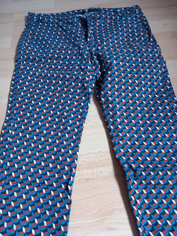 Pantalon Zara motifs géométriques