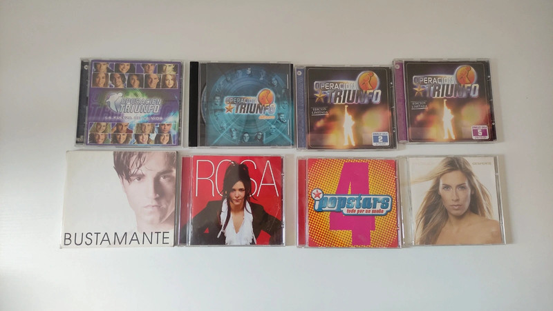 Set Colección Cds Originales Operación Triunfo Y Pop Star Vinted 4395