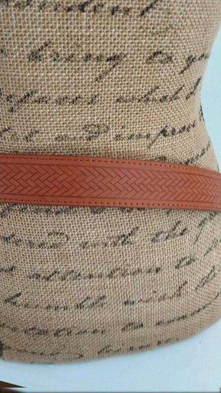 Ceinture marron avec motifs 110 cm mixte - photo numéro 7