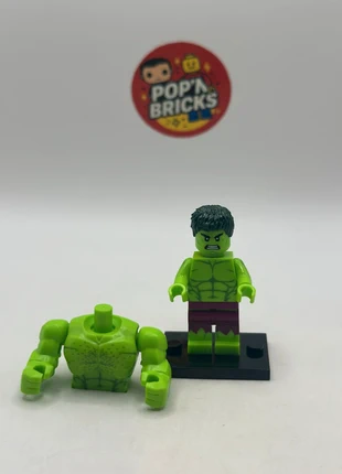 Figurine type LEGO – Hulk – Marvel – Avengers – Version vert clair, merk: Marvel, staat: Heel goed, maat: Prematuur, tot 44 cm, € 4,00, € 4,90 inclusief Kopersbescherming