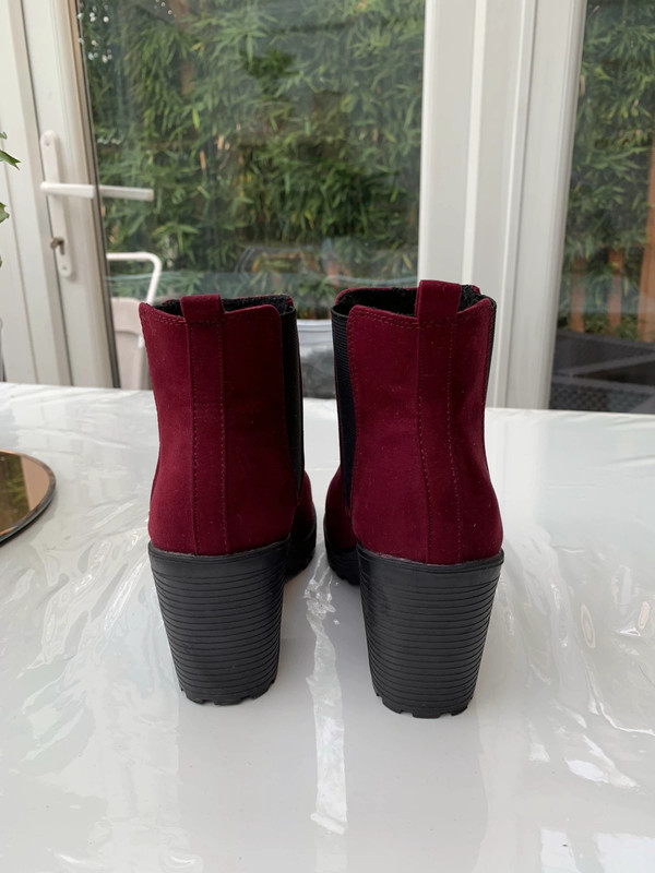 Bottines couleur prune Vinted