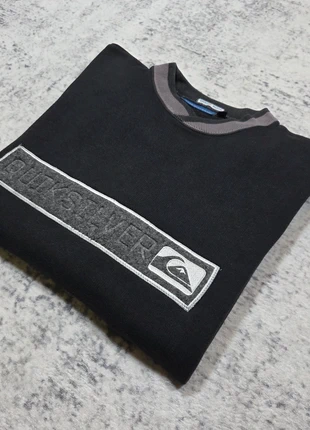 🖤 Sweat Quiksilver S Vintage Noir Gris Brodé, marque: Quiksilver, état: Très bon état, taille: S, 29,99 €, 32,19 € Protection acheteurs (Pro) incluse