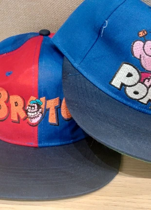 Cappelli Vintage Popeye (Braccio di Ferro) e Bruto (Bluto) King Features 1995, marque: Popeye, état: Neuf sans étiquette, taille: Taille unique, 22,00 €, 23,80 € Protection acheteurs incluse
