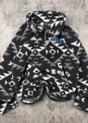 Vintage 90s Old Navy Aztec Fleece Jacket – Crazy Pattern Sherpa Half Zip ), brand: Vintage Dressing, condition: Very good, size: M / 38 / 10, €35.00, €37.45 includes Buyer Protection