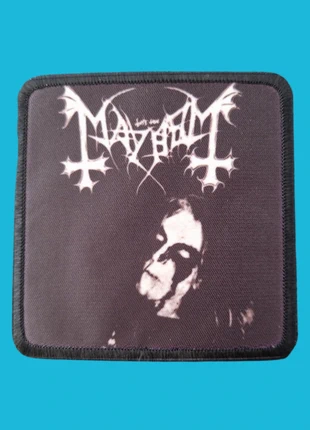 Patch Mayhem - Visage de Dead - Imprimé - Carré de 7,5 x 7,5 centimètres, condition: Very good, €5.00, €5.95 includes Buyer Protection Pro