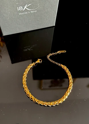 bracelet doré maille palmier neuf or fin tendance acier inoxydable haut de gamme luxe, marke: Pandora, zustand: Sehr gut, 18,00 €, 19,60 € beinhaltet Vinted-Käuferschutz Pro