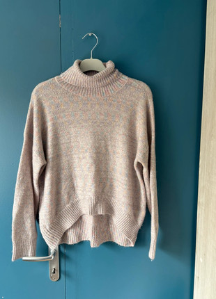 Pull col roulé rose & multicolore Vero Moda, marke: Vero Moda, zustand: Sehr gut, größe: M / 38 / 10, 6,00 €, 7,00 € inklusive Vinted-Käuferschutz