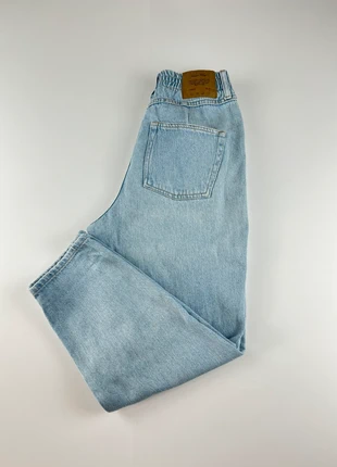 Pantalon Jean Carrot Américain Vintage taille haute bleu 100% coton - XS, marca: American Vintage, estado: Muy bueno, tamaño: XS / 34 / 6, 45,00 €, 47,95 € Protección al comprador incluida