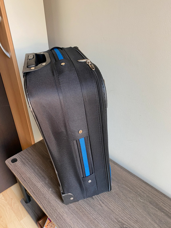 Azure Travel Bag Trolley Luggage Suitcase Small Black Blue 55x40x22cm Vinted