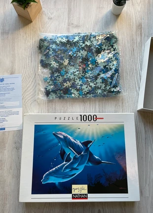 Puzzle dauphin 1000 pièces neuf, marque: Nathan, état: Neuf avec étiquette, 5,00 €, 5,95 € Protection acheteurs incluse