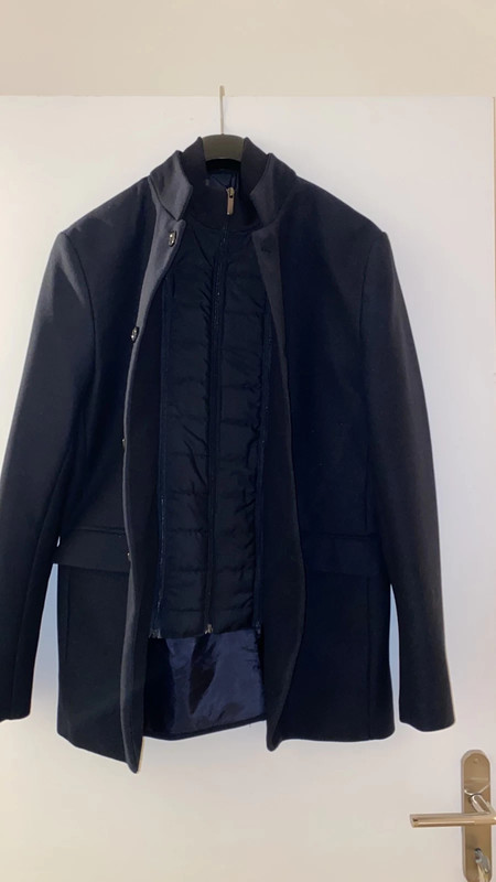 manteau homme avec doudoune integree