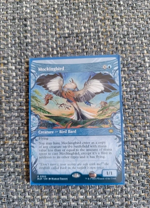 Mockinbird extras bloomburrow, marca: Magic: The Gathering, estado: Novo sem etiquetas, €6.50, €7.53 inclui Proteção do Comprador