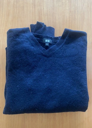 Uniqlo Pull Wool Man Homme Jersey Lana Wool Azul Marino , marca: Uniqlo, estado: Muy bueno, tamaño: L, 14,00 €, 15,40 € Protección al comprador incluida