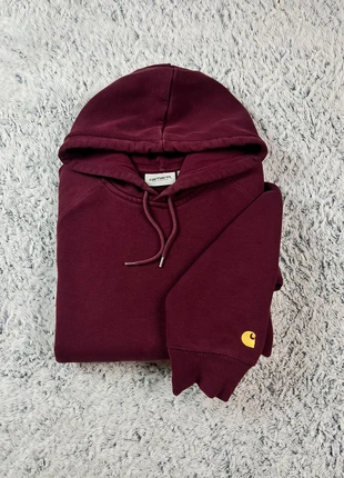 Sweat à capuche pull à capuche hoodie Chase | Carhartt | Bordeaux | Taille S, marque: Carhartt, état: Très bon état, taille: S, 39,50 €, 42,18 € Protection acheteurs incluse