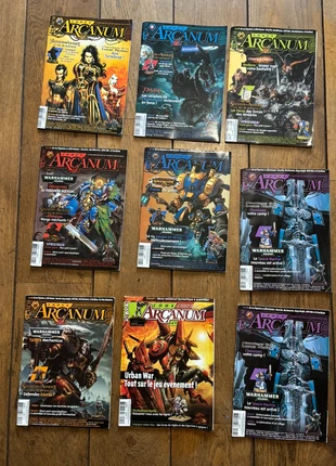 Lot de 9 magazines Codex arcanum, staat: Goed, € 10,00, € 11,20 inclusief Kopersbescherming