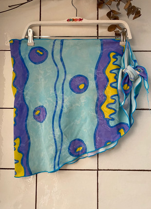 🐚 Precioso pareo vintage Y2K en tejido lycra 🐚, marque: Vintage Dressing, état: Très bon état, taille: Taille unique, 9,00 €, 10,15 € Protection acheteurs incluse