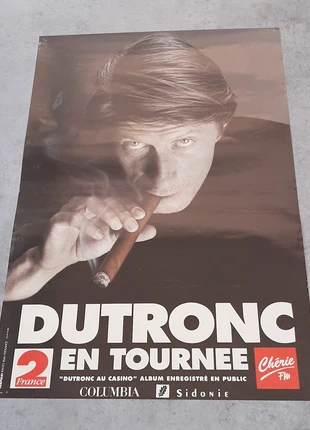 🎤 Affiche Jacques Dutronc – tournée 1993 – Collector, marca: Jacques Dutronc, estado: Bueno, 18,00 €, 19,60 € Protección al comprador incluida