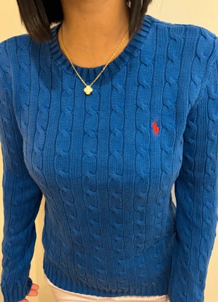 Pull ralph lauren femme bleu, merk: Ralph Lauren, staat: Heel goed, maat: M / 38 / 10, € 50,00, € 53,20 inclusief Kopersbescherming Pro