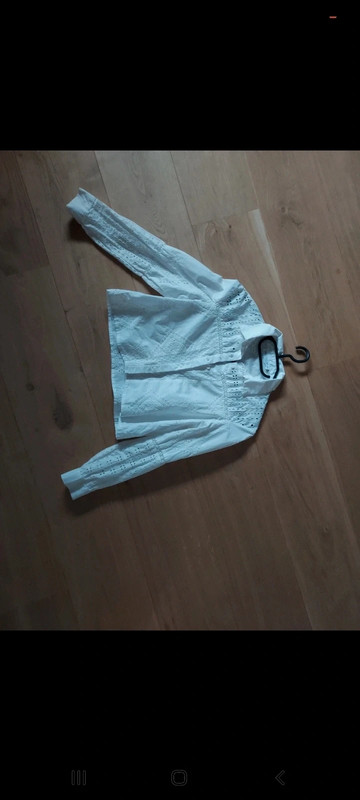 Witte blouse zara