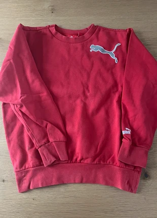 Sweat rouge puma , merk: Puma, staat: Goed, maat: 14 jaar / 164 cm, € 3,00, € 3,85 inclusief Kopersbescherming