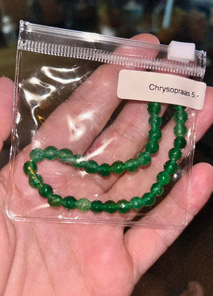 Chrysopraas 6mm armbandje, estado: Novo com etiquetas, €5.00, €5.95 inclui Proteção do Comprador