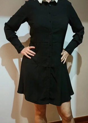 Vestido camisero negro Robe chemisier noir, marca: Mango, estado: Nuevo con etiquetas, tamaño: M / 38 / 10, 29,00 €, 31,15 € Protección al comprador incluida