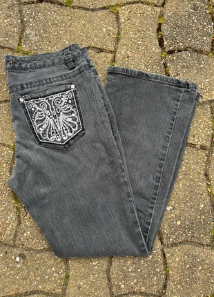 Jeans Gris Noir Vintage hip-hop Y2k taille 40, marca: Vintage Dressing, estado: Muito bom, tamanho: L / 40 / 12, €16.00, €17.50 inclui Proteção do Comprador