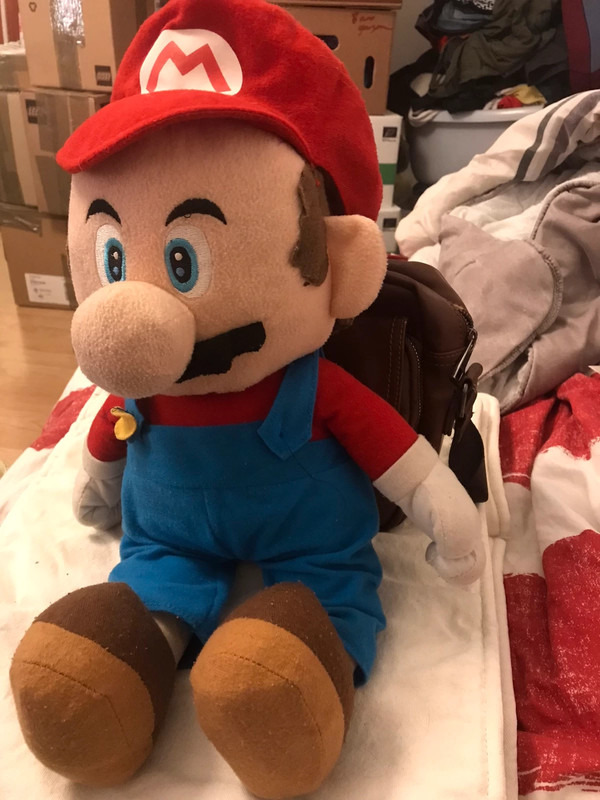 Peluche mario super Mario bros officiel 50 cm