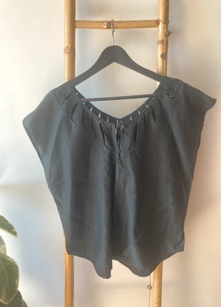 Top en soie noir - Valentine Gauthier, marca: Valentine Gauthier, estado: Muito bom, tamanho: S / 36 / 8, €10.00, €11.20 inclui Proteção do Comprador