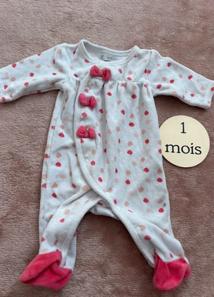 Pyjama Gemo 1M, brand: Gémo, condizioni: Buone, taglia: 1-3 mesi / 56 cm, €2.00, €2.80 include la Protezione acquisti