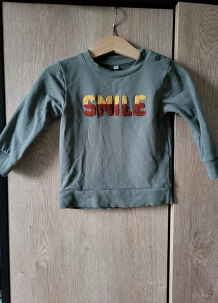 Trui Smile , merk: Zeeman, staat: Heel goed, maat: 9-12 maanden / 74 cm, € 1,00, € 1,75 inclusief Kopersbescherming
