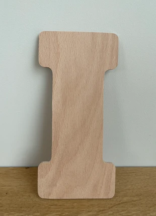 Lettre I en bois, estado: Nuevo sin etiquetas, 1,20 €, 1,96 € Protección al comprador incluida