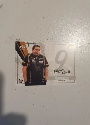 Panini World Championship PDC 2025 Adrian Lewis 9 Dart Club, brand: Panini, condition: Like new, £1.50, £2.28 includes Buyer Protection Pro