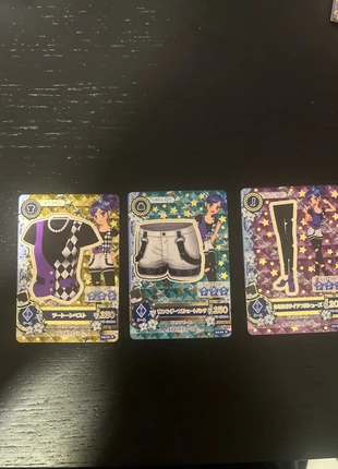 Lot de 3 cartes Aikatsu, marca: Bandai, estado: Muito bom, €5.00, €5.95 inclui Proteção do Comprador