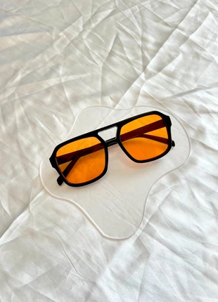 Retro Double Beam Orange Black Sunglasses, brand: Void Supply, condition: Very good, £6.50, £7.53 includes Buyer Protection Pro