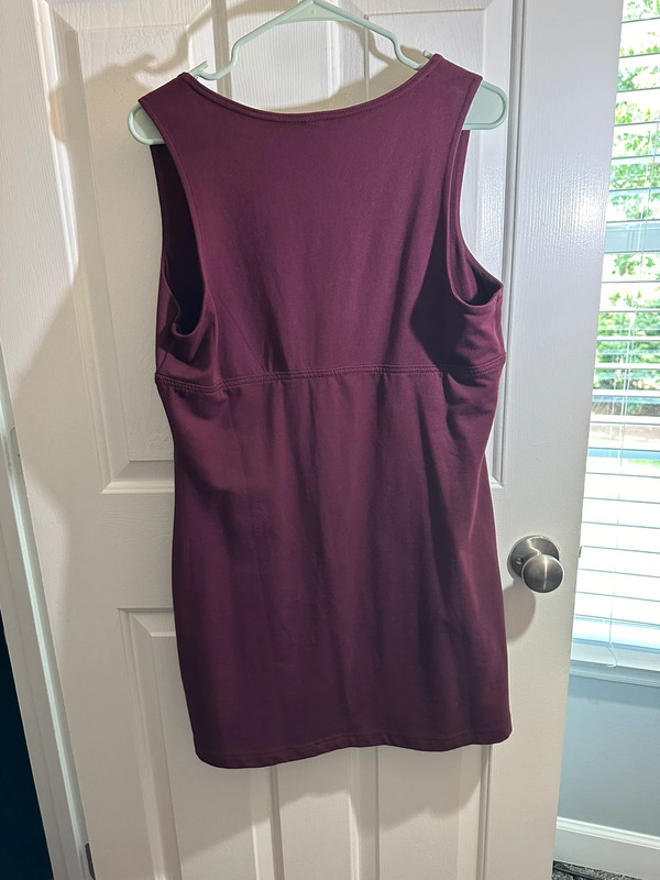 NWOT Daily Practice Anthropologie Sleeveless Square-Neck Mini Dress Size Large 3