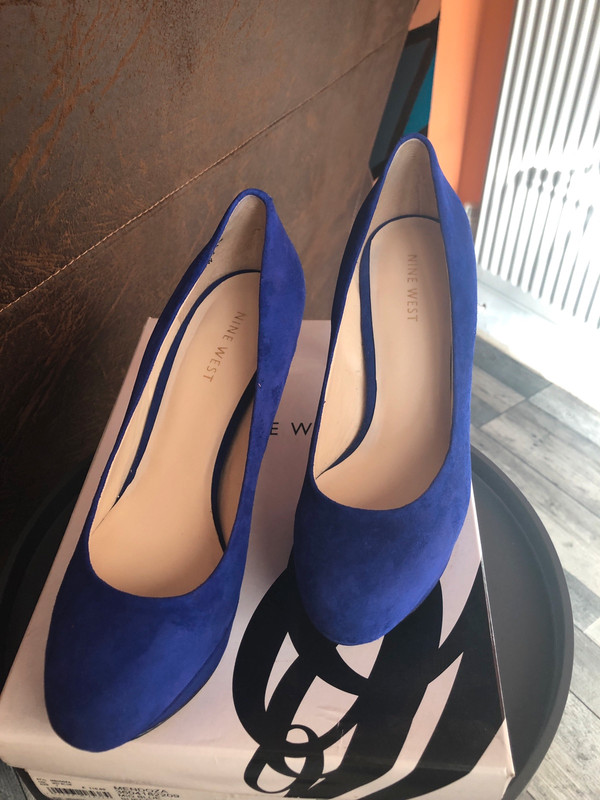 Nine west navy court clearance shoes