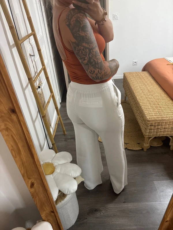 Pantalon blanc - photo numéro 4