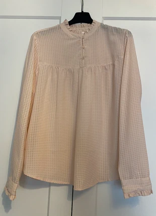 Camicia cipria stile anni 80, marca: Camaïeu, estado: Muito bom, tamanho: L / 40 / 12, €5.00, €5.95 inclui Proteção do Comprador
