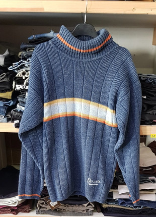 Pull bleu/orange, brand: Ushuaia, condizioni: Ottime, taglia: S, €4.00, €4.90 include la Protezione acquisti Pro