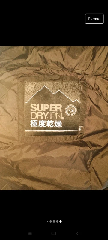 Doudoune Superdry noire XS - photo numéro 8