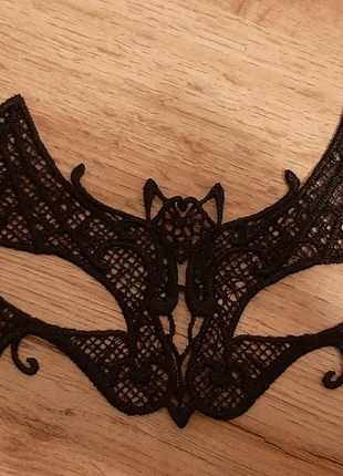 Mascherina tipo pizzo nero stile gotico/vampire – Halloween/Party/Costume, marque: Gotico, état: Neuf sans étiquette, 2,50 €, 3,33 € Protection acheteurs incluse