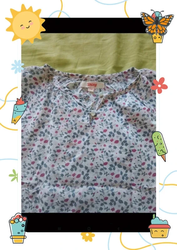 Tee shirt fleuri - photo numéro 3