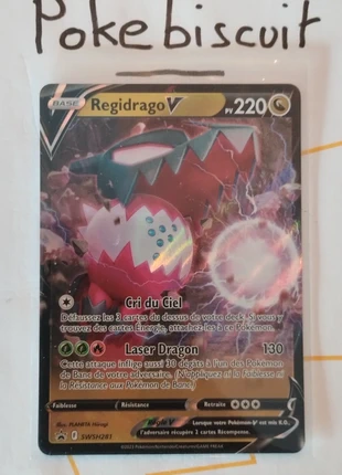 Regidrago V Promo SWSH281 fr., brand: Pokémon, condition: New without tags, €2.20, €3.01 includes Buyer Protection