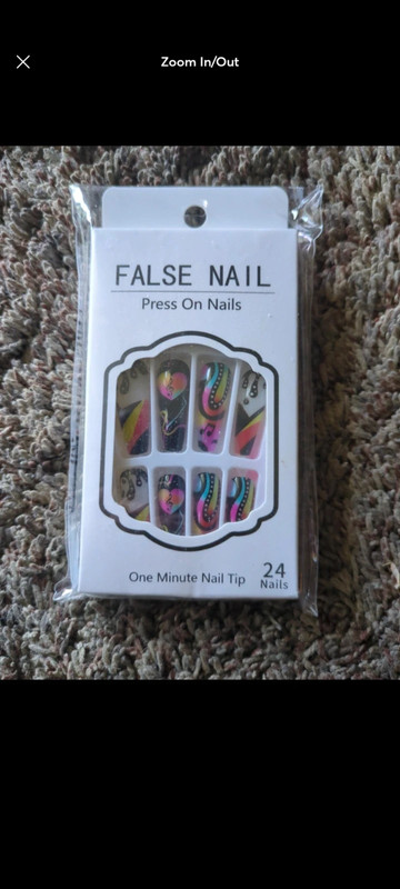 💥 NIB Colorful false nails