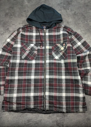 Veste chemise workwear Dickies à capuche motifs flanelle doublure matelassée - size L, brand: Dickies, condizioni: Buone, taglia: L, €17.90, €19.50 include la Protezione acquisti