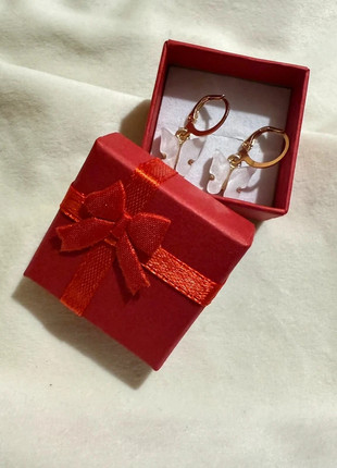 Exquisite Butterfly Hoop Earrings – A Timeless Treasure in Red Gift Box, condition: Very good, £5.00, £5.95 includes Buyer Protection