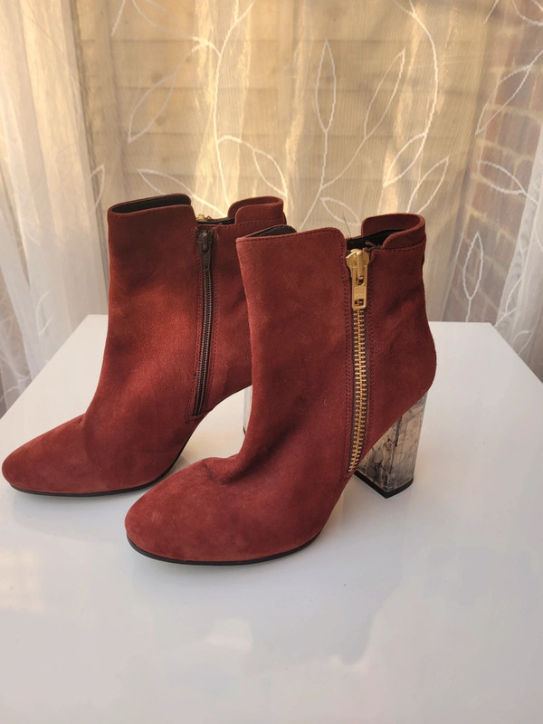 Faith red clearance ankle boots