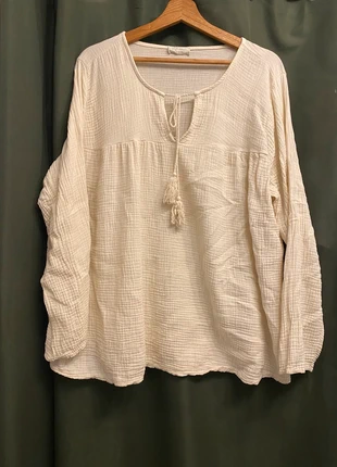 Chemise gaz de coton, brand: Boutique Parisienne, condizioni: Ottime, taglia: Taglia unica, €8.00, €9.10 include la Protezione acquisti