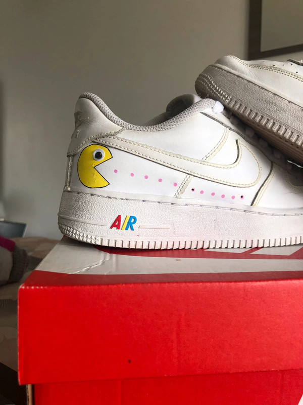 Nike Air Force One custom Pac Man